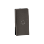 Legrand Nextgen Myrius 6A Bell Push 1Module - Charcoal Grey (679420)