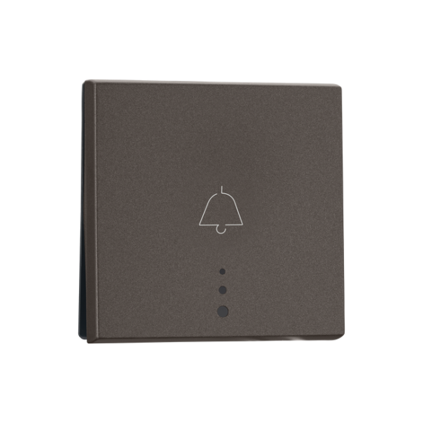 Legrand Nextgen Myrius 6A Bell Push with Indicator 2Module - Charcoal Grey (679423)