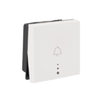 Legrand Nextgen Myrius 6A Bell Push with Indicator 2Module - White (679223)
