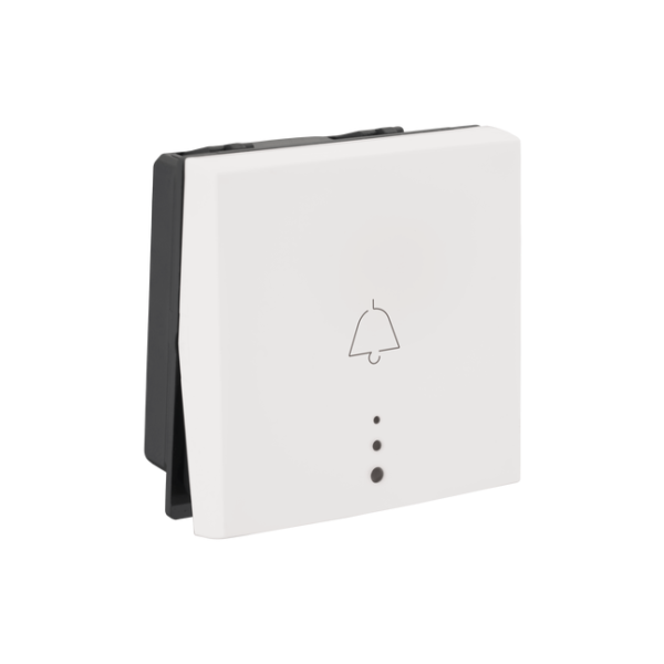 Legrand Nextgen Myrius 6A Bell Push with Indicator 2Module - White (679223)