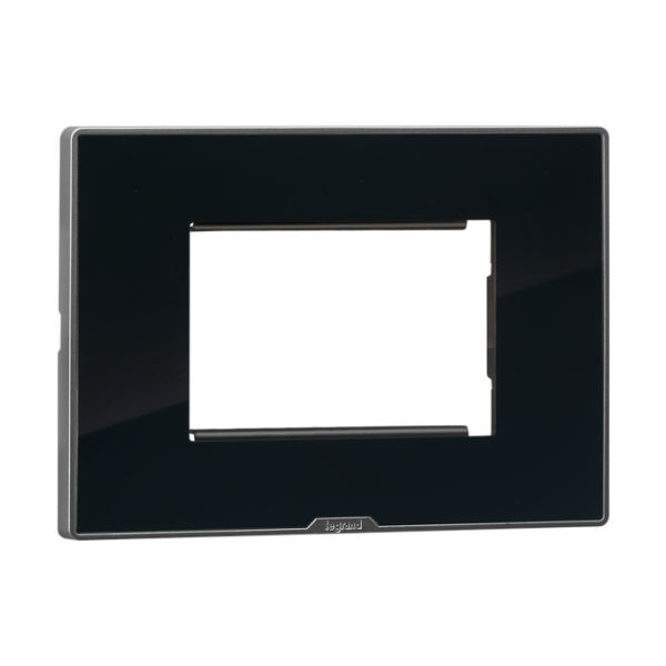 Legrand Nextgen Myrius Plate 3Module - Ice Black (679543)