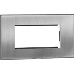 Legrand Nextgen Myrius Plate 4Module - Sonic Silver (679584)