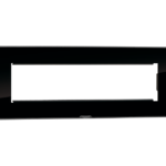 Legrand Nextgen Myrius Plate 8Module- Horizontal - Ice Black (679548)