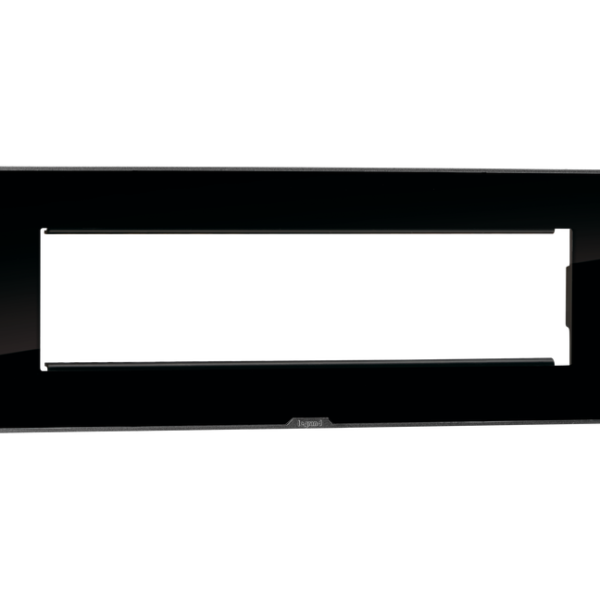 Legrand Nextgen Myrius Plate 8Module- Horizontal - Ice Black (679548)