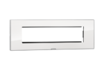 Legrand Nextgen Myrius Plate 8Module- Horizontal - Ice White (679528)