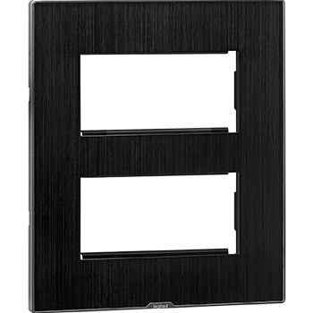 Legrand Nextgen Myrius Plate 8Module-Square - Dark Fade (679609)