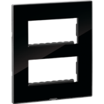 Legrand Nextgen Myrius Plate 8Module-Square - Ice Black (679549)