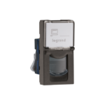 Legrand Nextgen Myrius RJ 45 Cat 6 UTP 1Module - Charcoal Grey (679465)