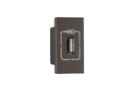 Legrand Nextgen Myrius USB Charger Type A 1500 mA 1Module - Charcoal Grey (679488)
