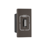 Legrand Nextgen Myrius USB Charger Type A 1500 mA 1Module - Charcoal Grey (679488)