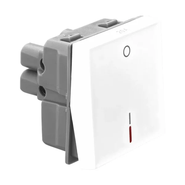 Legrand Allzy 20A DP switch, 1 way, with indicator, 2 module