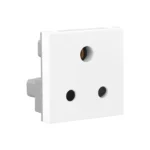 Legrand Allzy 6A 3 pin Round socket with shutter, (ISI mark), 2 module