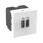 Legrand Allzy Double USB Charger 3000mA Type A, 2 module