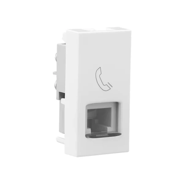 Legrand Allzy RJ11 Telephone socket (with shutter), 1 module