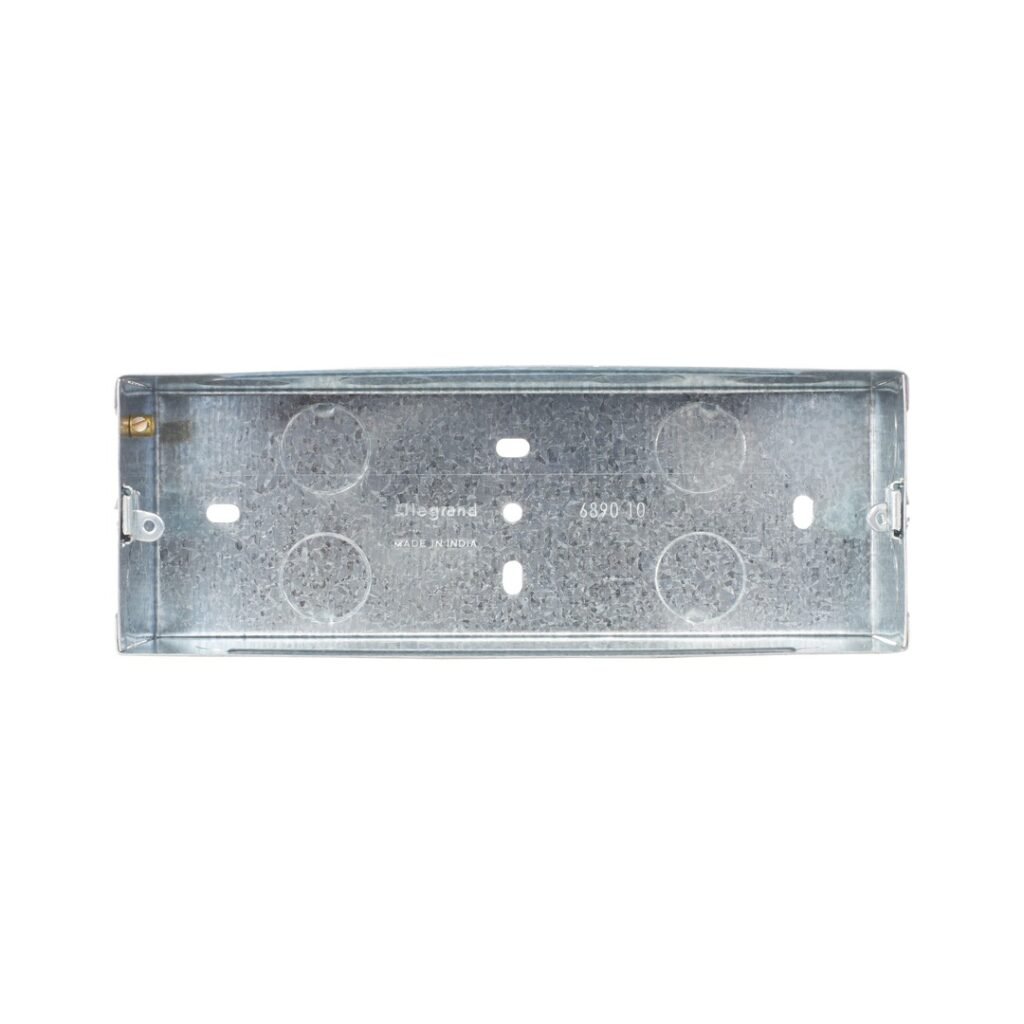 Legrand Metal flush mounting box 6 module 689010