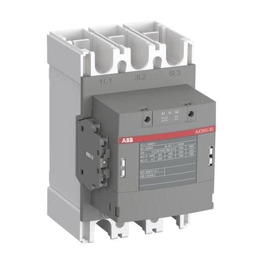 ABB AX series 3 pole contactor AX185 to AX300 - image for illustration purpose only