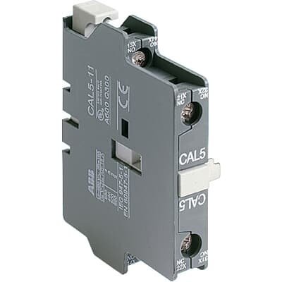 ABB CAL5 side auxiliary contact block - image for illustration purpose only
