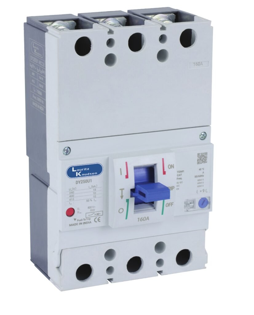 L&T DY250U1 MCCB 125-160A 3 Pole CM98195OOMO - image for illustration purpose only (photo shows 160A unit)
