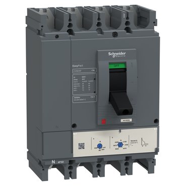 Schneider EasyPact CVS400N MCCB 320A 4 Pole 50kA Thermal Magnetic | LV540318 (image for illustration purpose only)