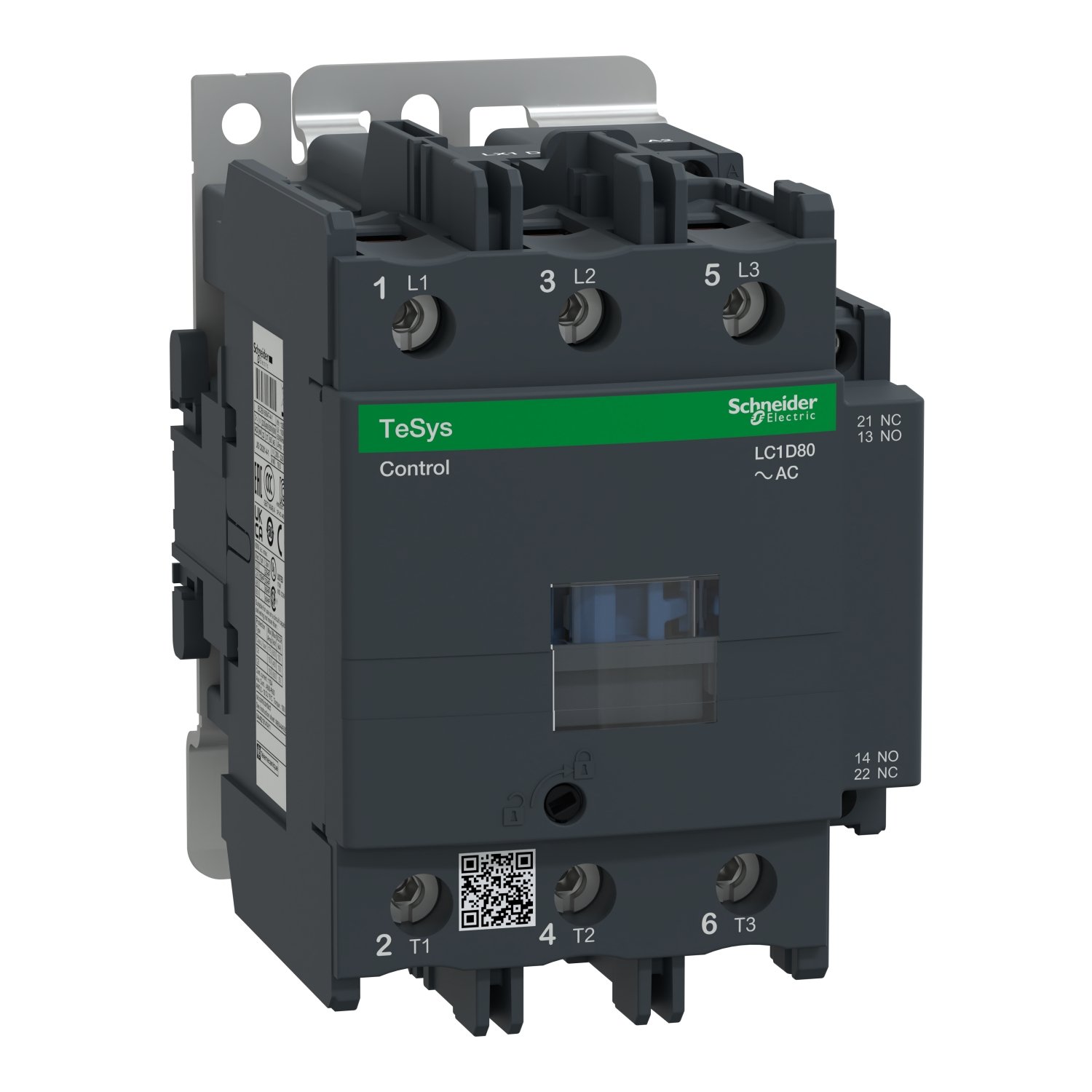 schneider-lc1d80m7-contactor Schneider TeSys D Contactor 80A 3 Pole 220V AC | LC1D80M7 - Image 1